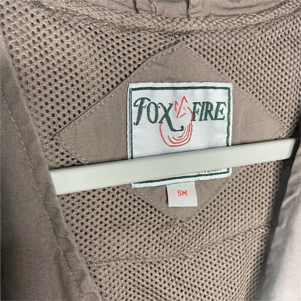 Fox Fire Photography Vest Mens Small Brown Utility Cargo Fishing Safari Hiking - Picture 5 of 7